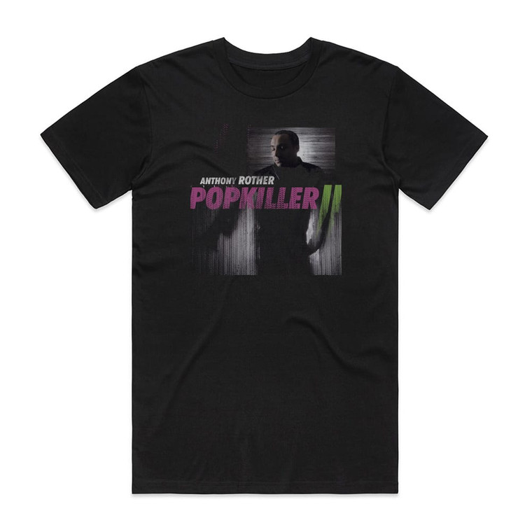 Anthony Rother Popkiller Ii Album Cover T-Shirt Black