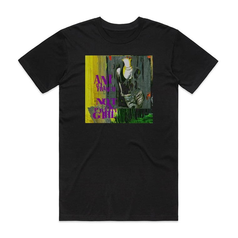 Ani DiFranco Not A Pretty Girl Album Cover T-Shirt Black