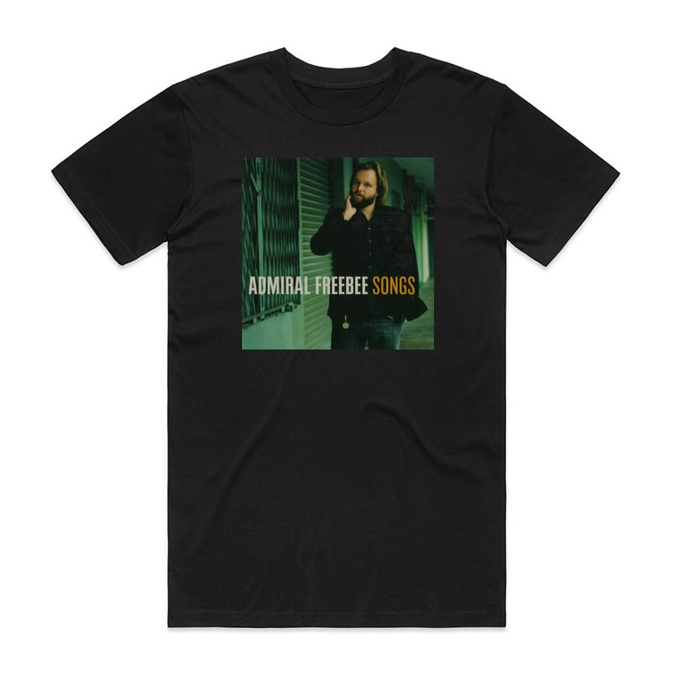 Admiral Freebee Songs Album Cover T-Shirt Black