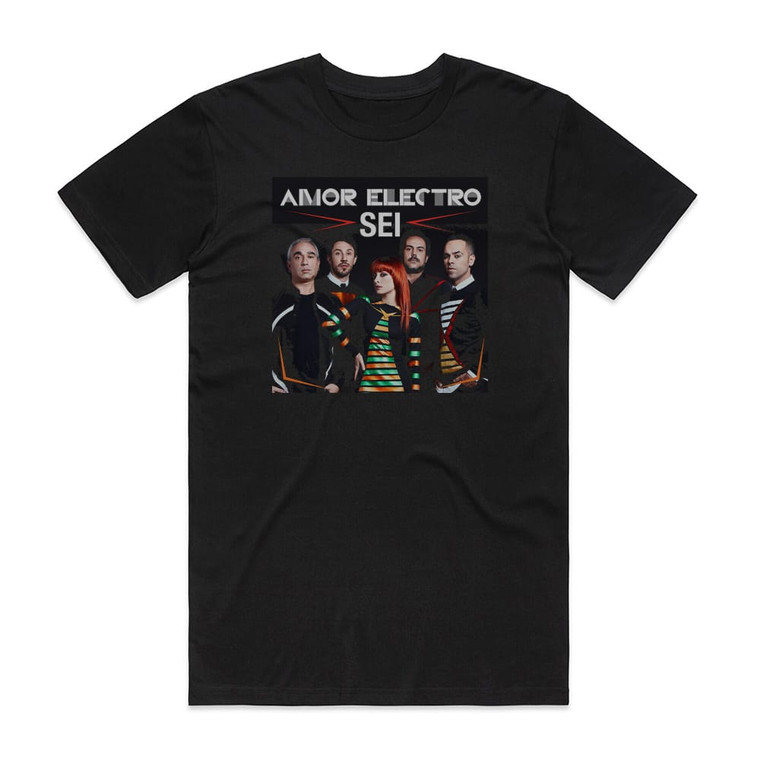 Amor Electro Sei Album Cover T-Shirt Black