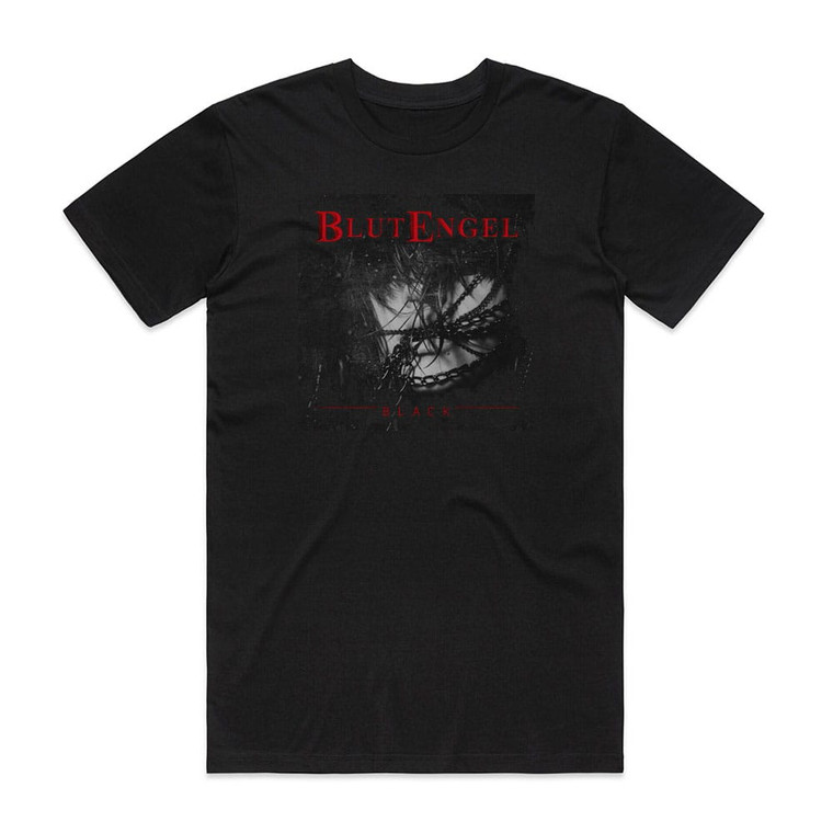 Blutengel Black Album Cover T-Shirt Black