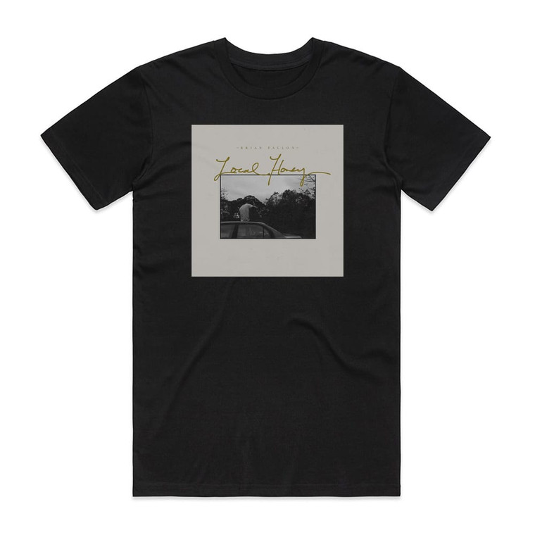 Brian Fallon Local Honey Album Cover T-Shirt Black
