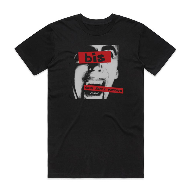 bis Data Panik Etcetera Album Cover T-Shirt Black