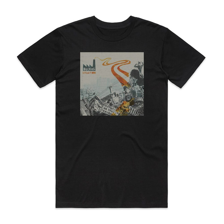 Buck 65 Situation Album Cover T-Shirt Black