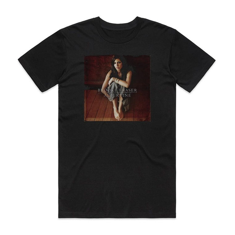 Brooke Fraser Albertine Album Cover T-Shirt Black