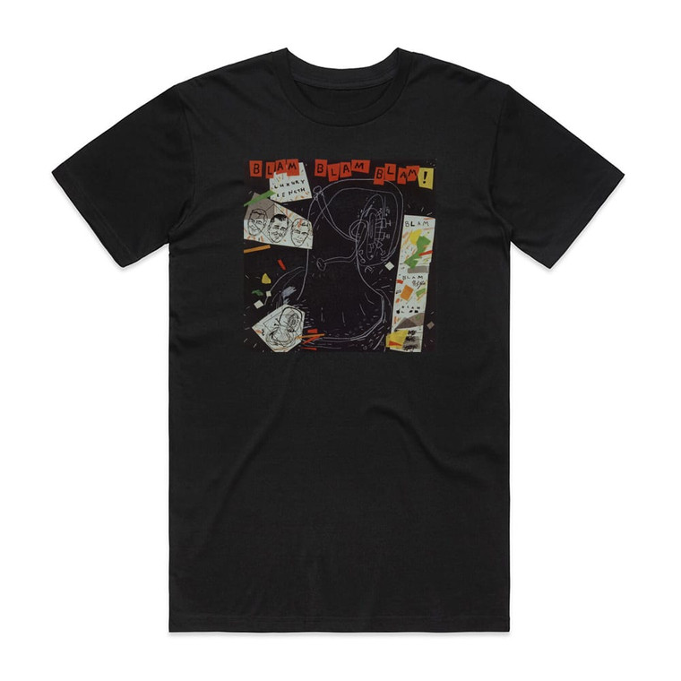 Blam Blam Blam The Complete Blam Blam Blam Album Cover T-Shirt Black