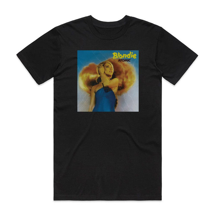 Blondie Atomic 4 Album Cover T-Shirt Black