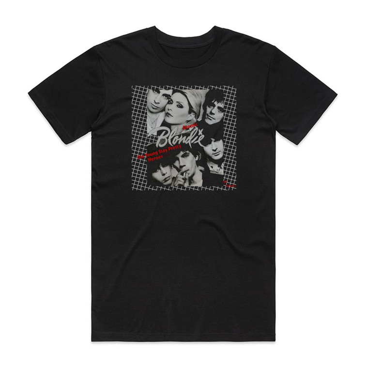 Blondie Atomic 7 Album Cover T-Shirt Black