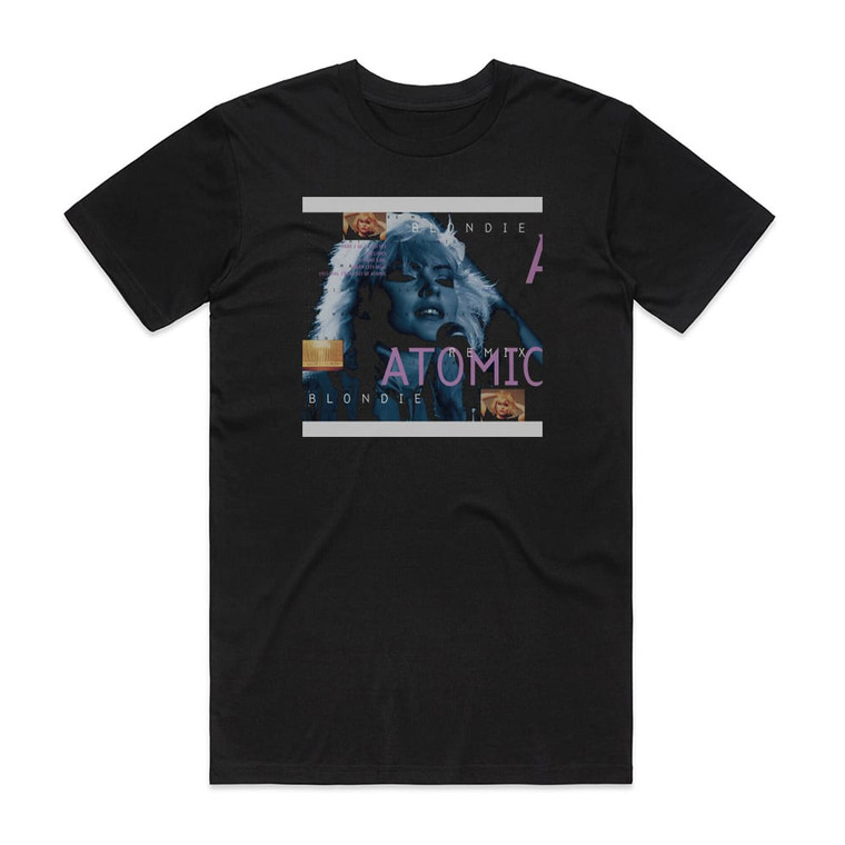 Blondie Atomic 6 Album Cover T-Shirt Black