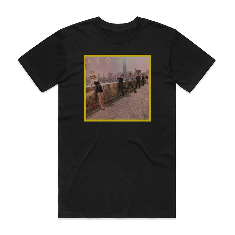 Blondie Autoamerican 1 Album Cover T-Shirt Black