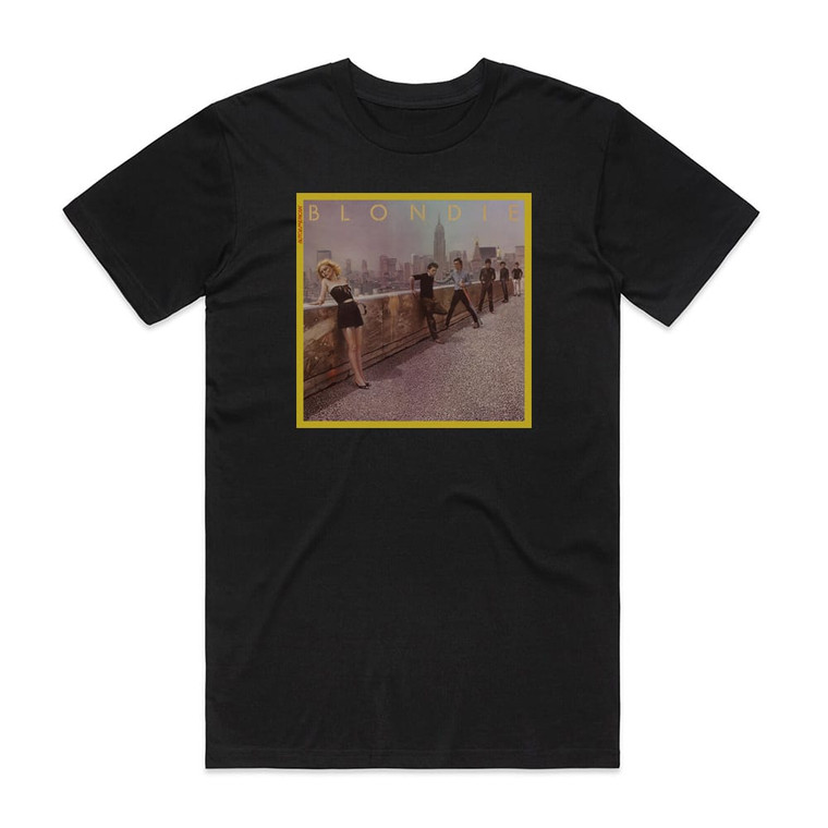 Blondie Autoamerican Album Cover T-Shirt Black
