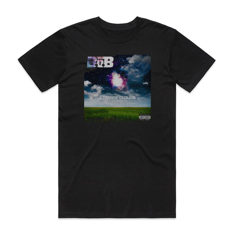 BoB Strange Clouds 1 Album Cover T-Shirt Black
