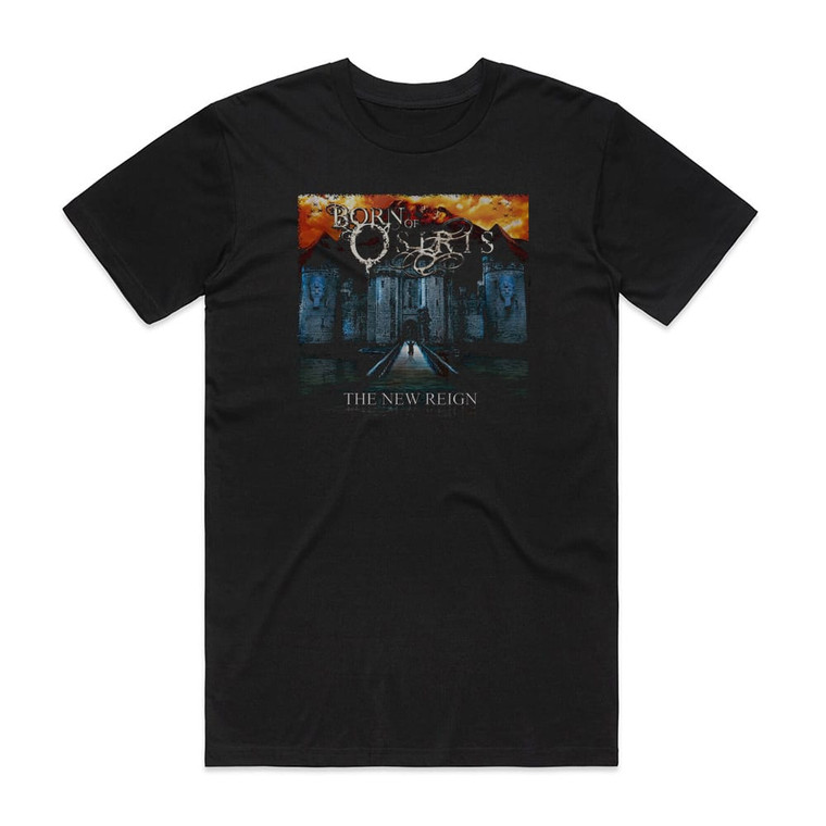 Born of Osiris The New Reign Album Cover T-Shirt Black
