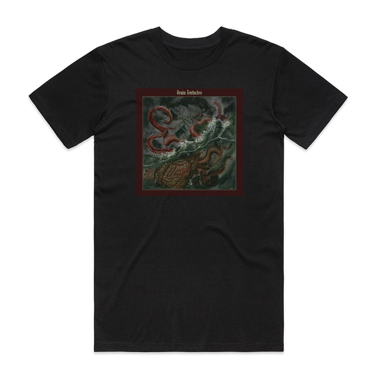 Brain Tentacles Brain Tentacles Album Cover T-Shirt Black