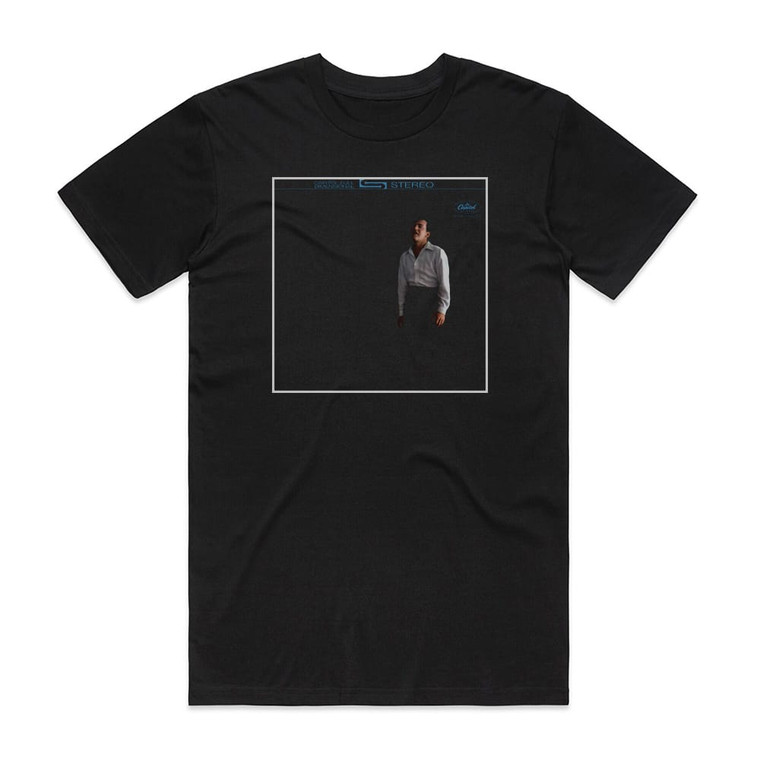 Bobby Darin Earthy Album Cover T-Shirt Black