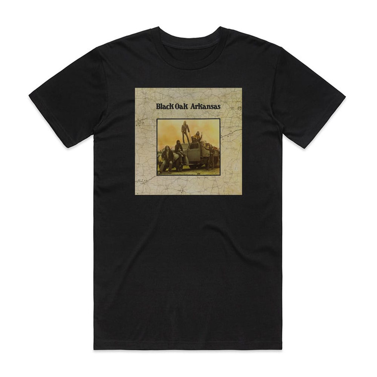 Black Oak Arkansas Black Oak Arkansas Album Cover T-Shirt Black