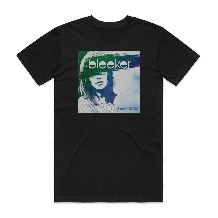 Bleeker Erase You Album Cover T-Shirt Black