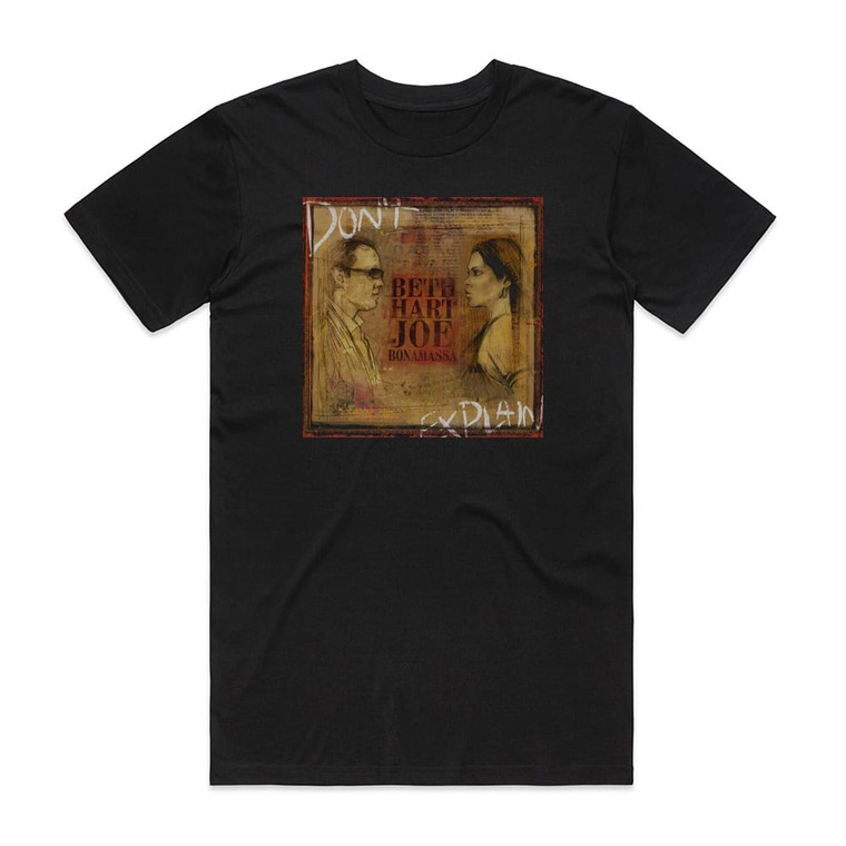 Beth Hart Dont Explain Album Cover T-Shirt Black