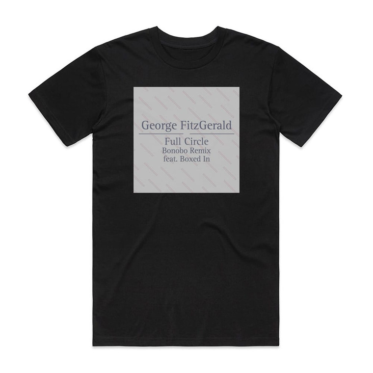 Boxed In Full Circle Bonobo Remix Album Cover T-Shirt Black