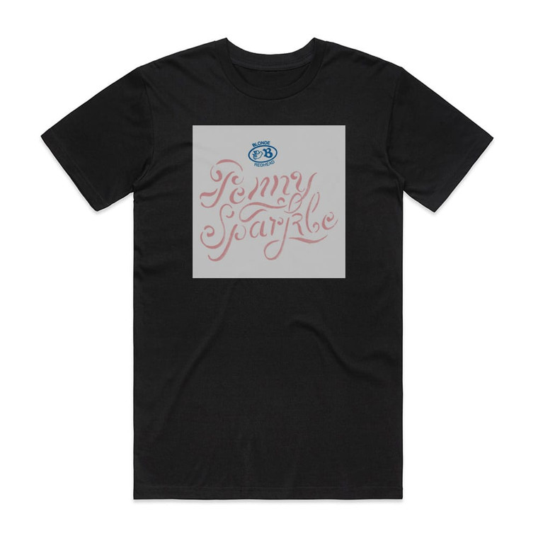Blonde Redhead Penny Sparkle Album Cover T-Shirt Black