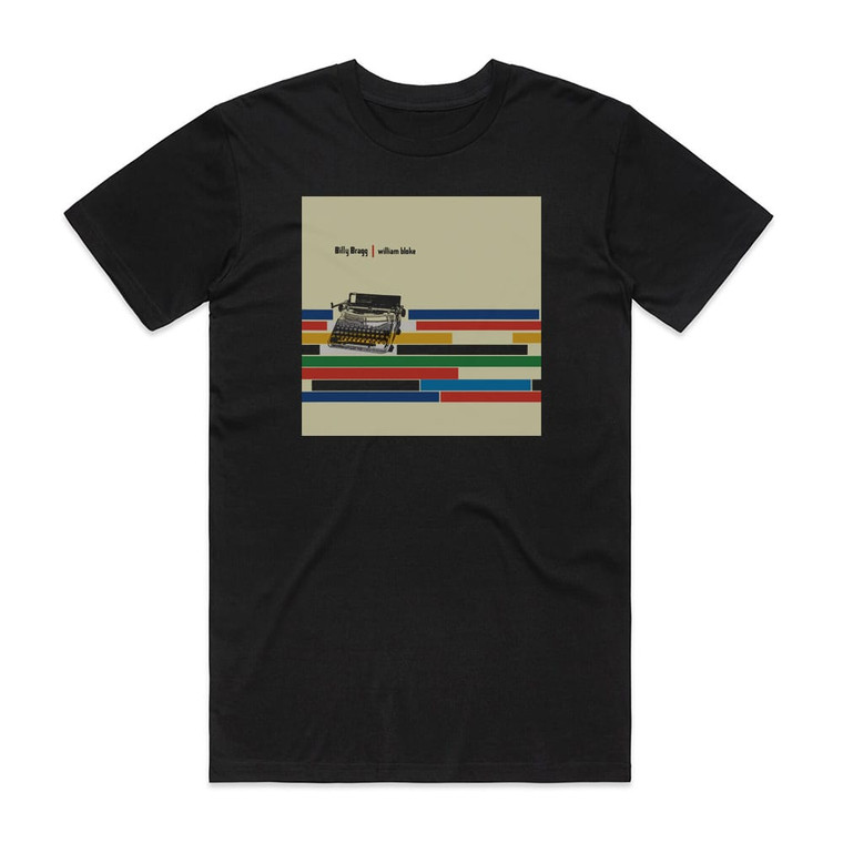 Billy Bragg William Bloke Album Cover T-Shirt Black