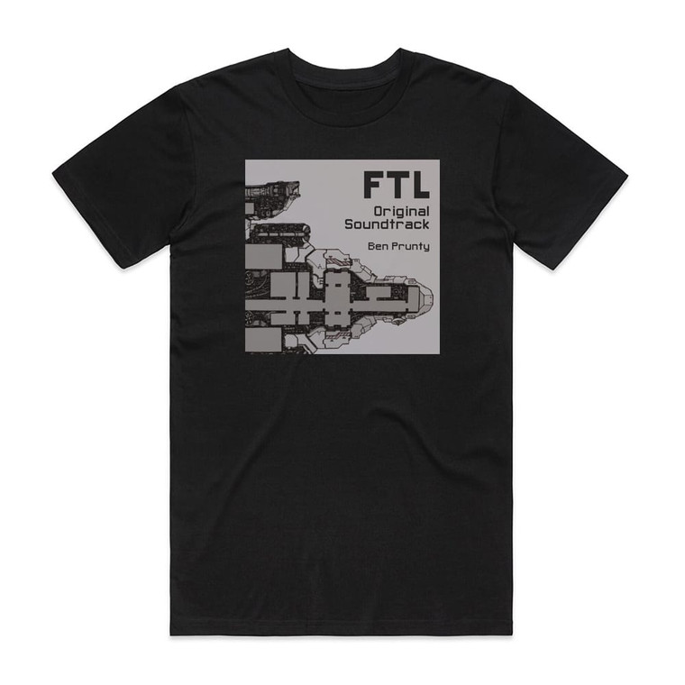 Ben Prunty Ftl Original Soundtrack Album Cover T-Shirt Black
