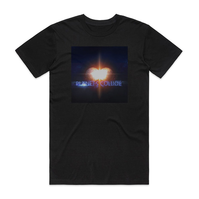 Battledragon Planets Collide Album Cover T-Shirt Black