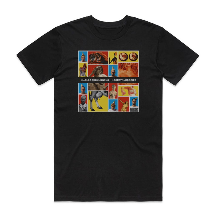 Bloodhound Gang Hooray For Boobies Album Cover T-Shirt Black