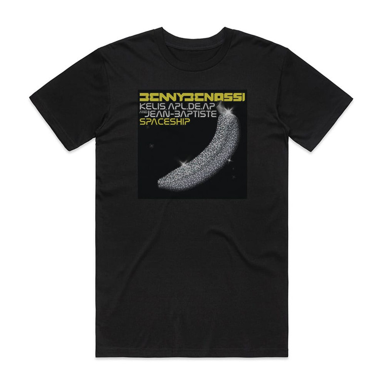 Benassi Benny Spaceship Album Cover T-Shirt Black