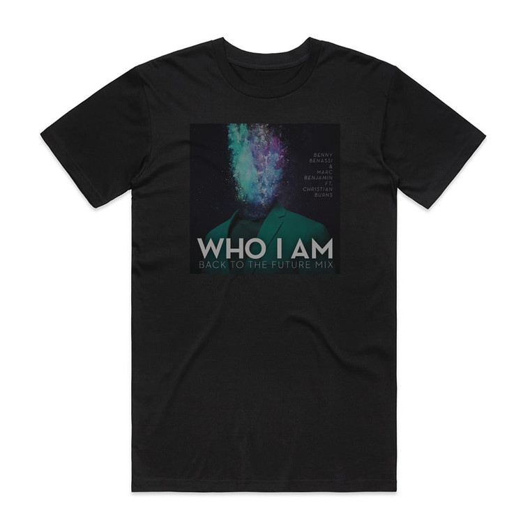 Benassi Benny Who I Am Album Cover T-Shirt Black