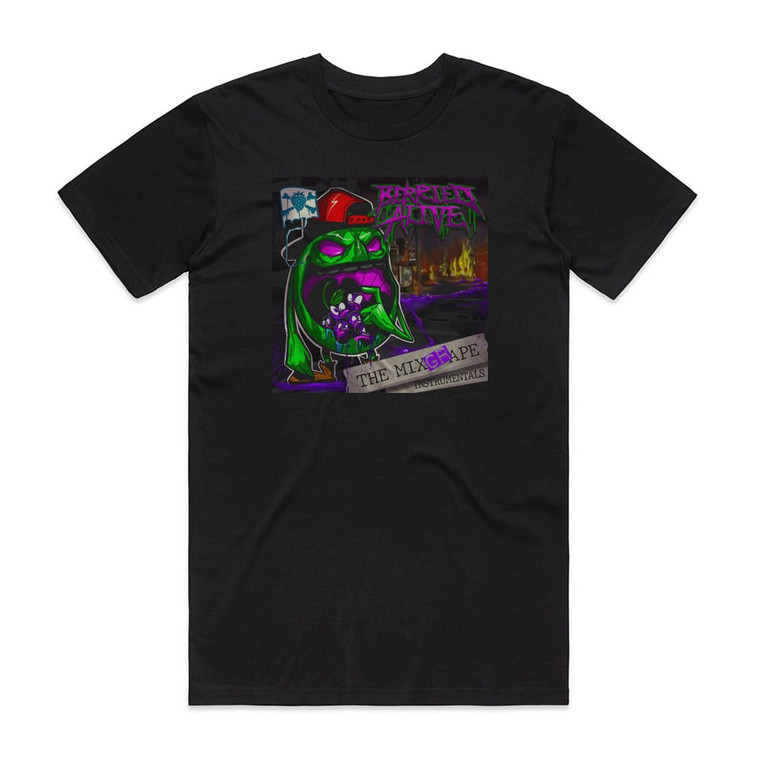Berried Alive The Mixgrape 1 Album Cover T-Shirt Black