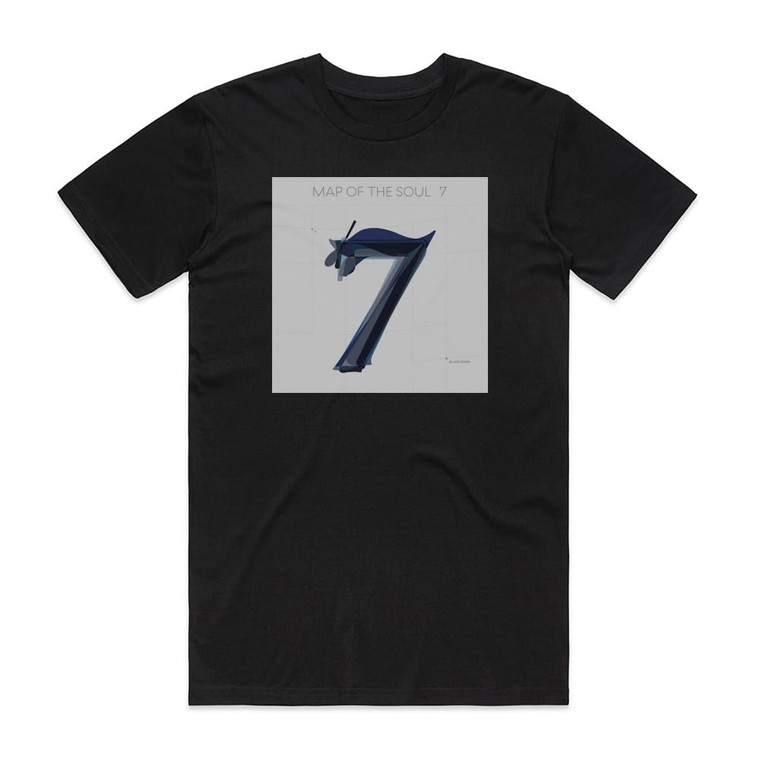 Bangtan Boys Black Swan Album Cover T-Shirt Black