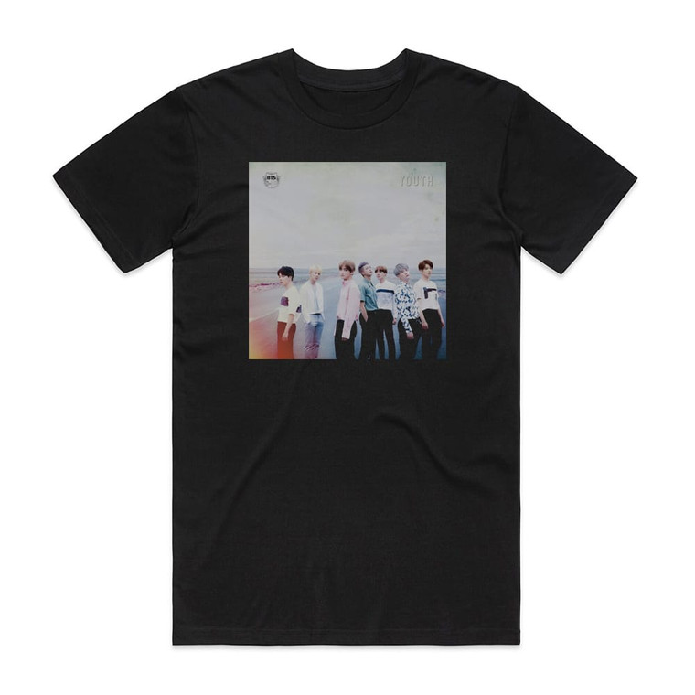 Bangtan Boys Youth Album Cover T-Shirt Black