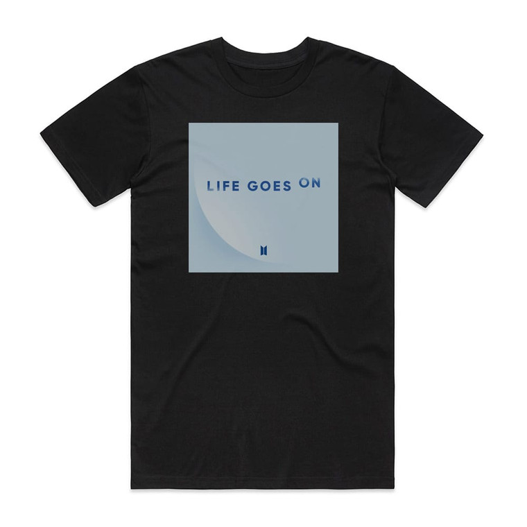 Bangtan Boys Life Goes On Album Cover T-Shirt Black