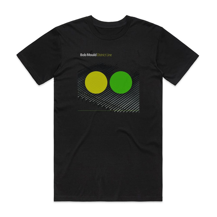 Bob Mould District Line Album Cover T-Shirt Black