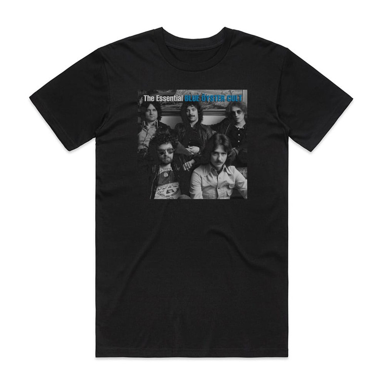 Blue Oyster Cult The Essential Blue Yster Cult 1 Album Cover T-Shirt Black