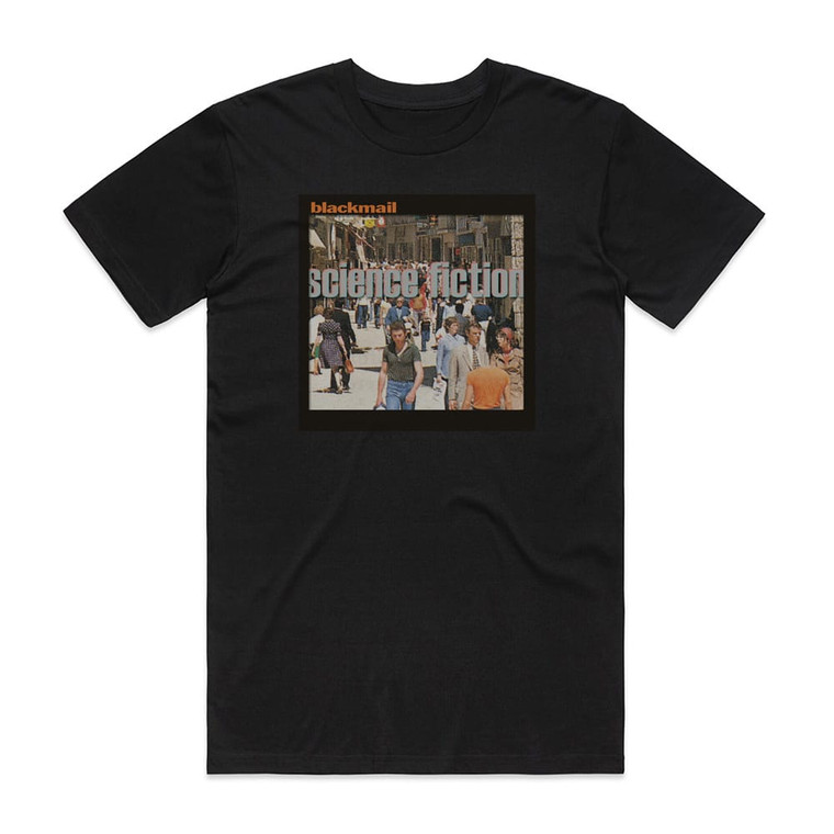 blackmail Science Fiction Album Cover T-Shirt Black