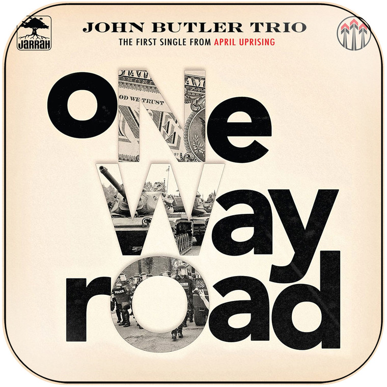 The John Butler Trio Only One Album Cover Sticker Album Cover Sticker