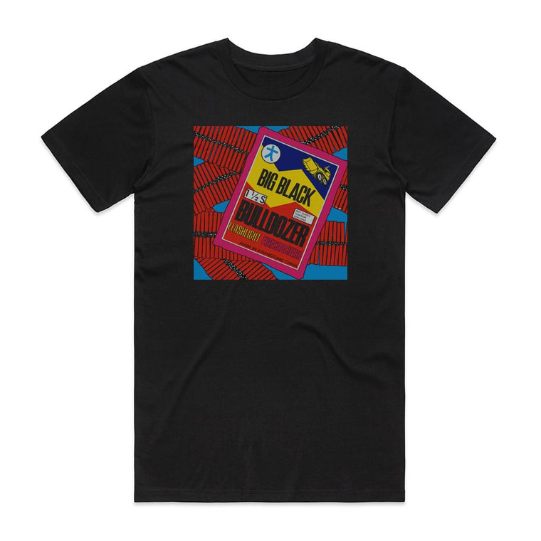 Big Black Bulldozer Album Cover T-Shirt Black