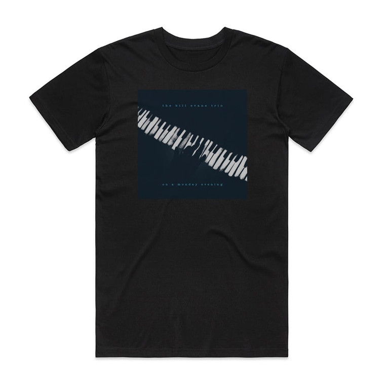 Bill Evans Trio On A Monday Evening Album Cover T-Shirt Black