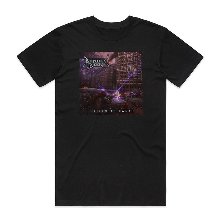 Bonded by Blood Exiled To Earth Album Cover T-Shirt Black