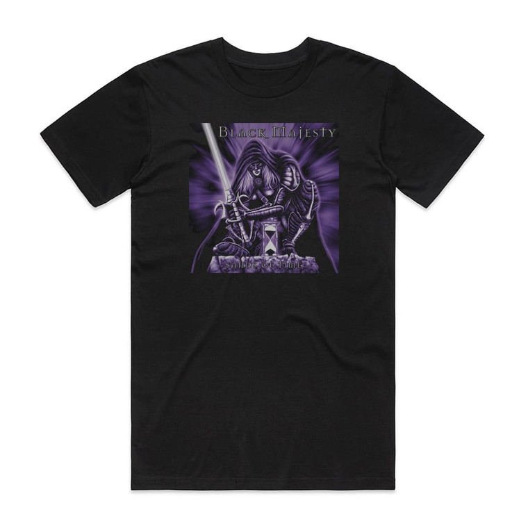 Black Majesty Sands Of Time Album Cover T-Shirt Black