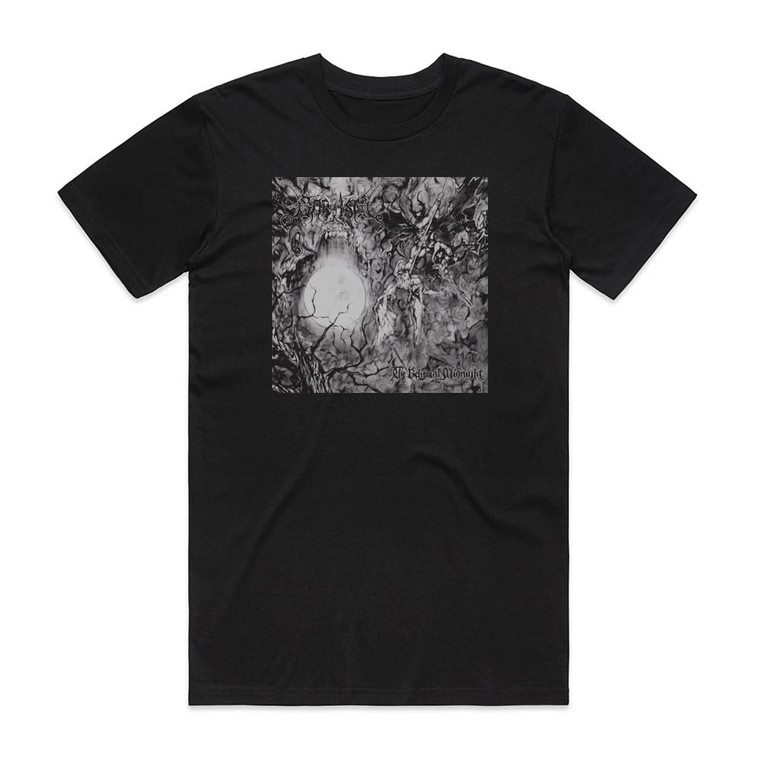 Baptism The Beherial Midnight Album Cover T-Shirt Black