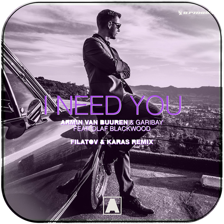 Armin van Buuren I Need You-2 Album Cover Sticker Album Cover Sticker