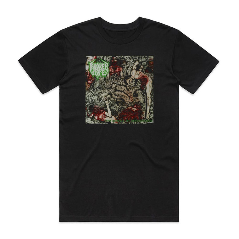 Broken Hope The Bowels Of Repugnance Album Cover T-Shirt Black