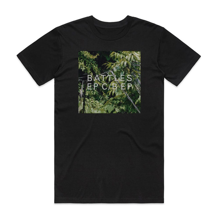 Battles Ep Cb Ep Album Cover T-Shirt Black