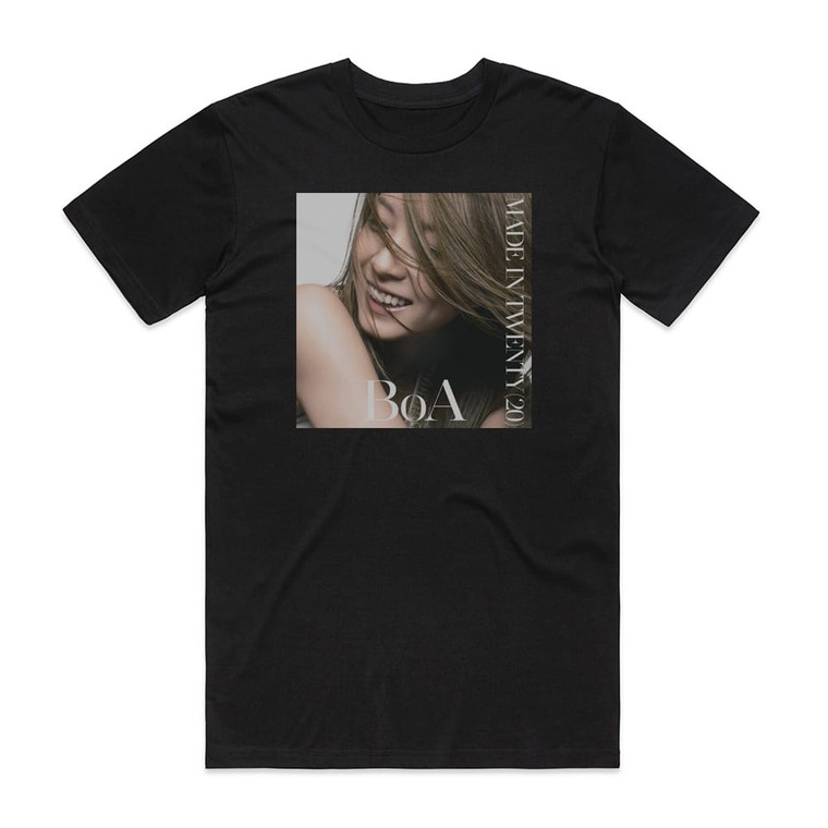 BoA Made In Twenty 20 Album Cover T-Shirt Black