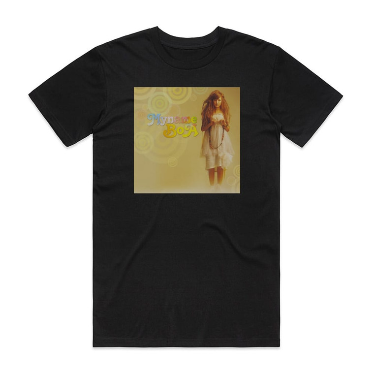 BoA My Name Album Cover T-Shirt Black