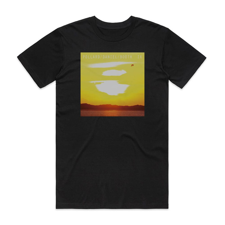 Brendan Pollard Ix Album Cover T-Shirt Black