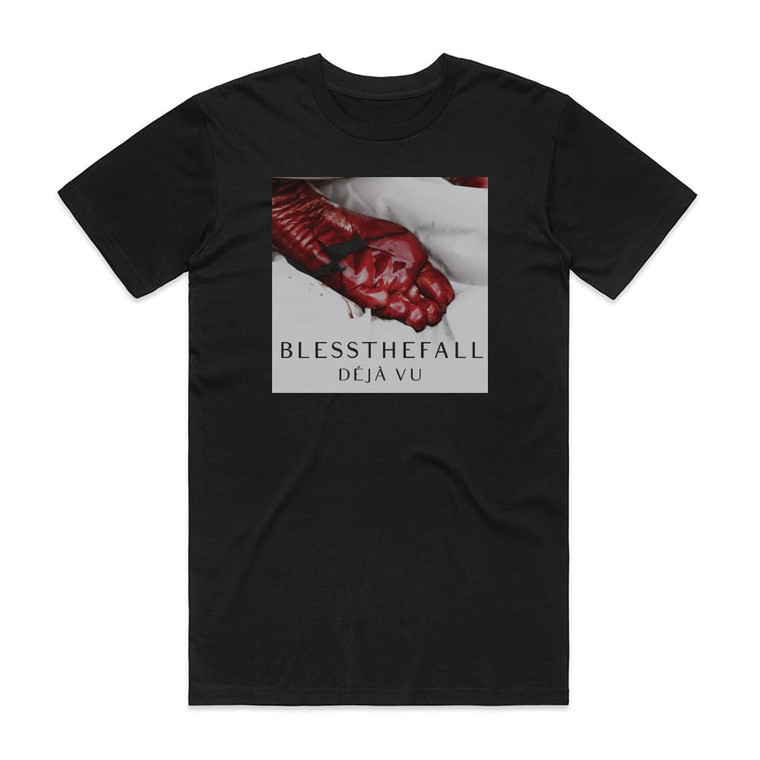 Blessthefall Dj Vu Album Cover T-Shirt Black